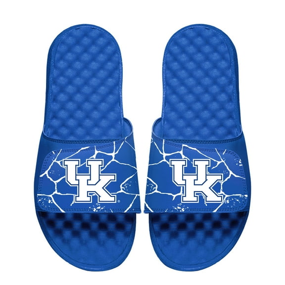Unisex ISlide Royal Kentucky Wildcats Shattered Slide Sandals