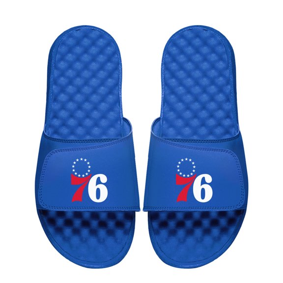 Unisex ISlide Royal Philadelphia 76ers Primary Logo Slide Sandals