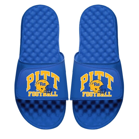 Unisex ISlide Royal Pitt Panthers Football Varsity Slide Sandals