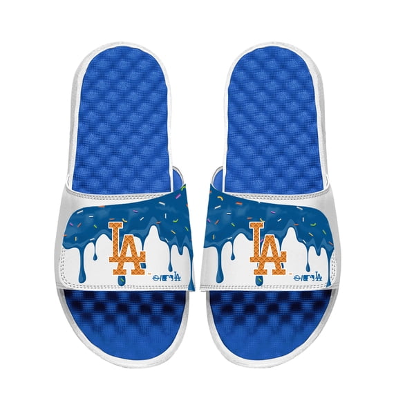 Unisex ISlide Royal/White Los Angeles Dodgers Ice Cream Drip Slide Sandals