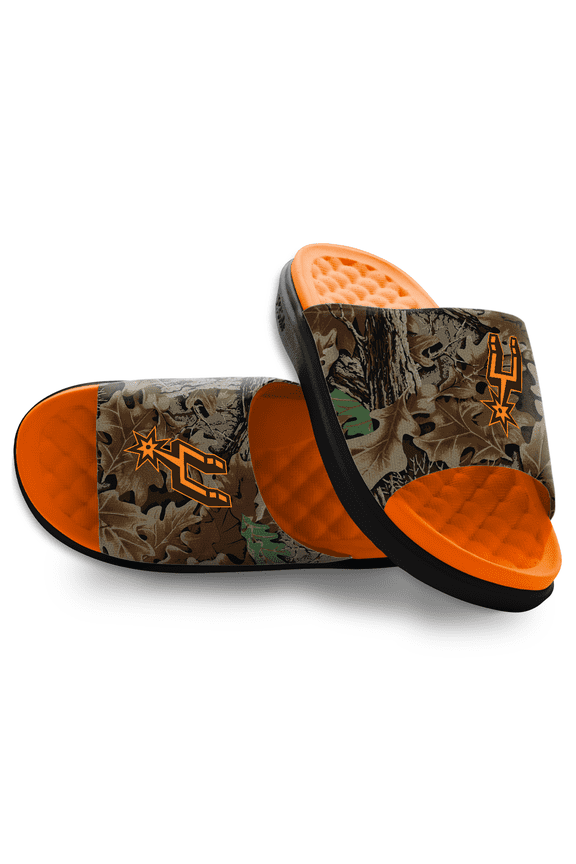 Unisex ISlide San Antonio Spurs RealTree Advantage Camo Motive Slide Sandals