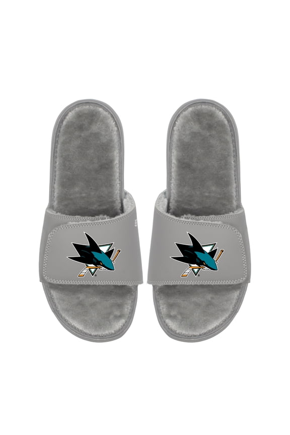Unisex ISlide  San Jose Sharks Logo Fur Slide Sandals