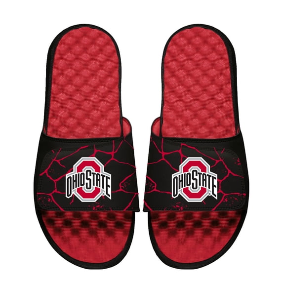 Unisex ISlide Scarlet Ohio State Buckeyes Shattered Slide Sandals