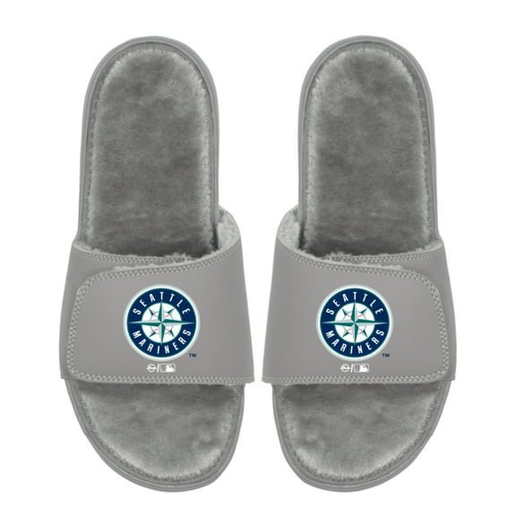 Unisex ISlide  Seattle Mariners Logo Fur Slide Sandals
