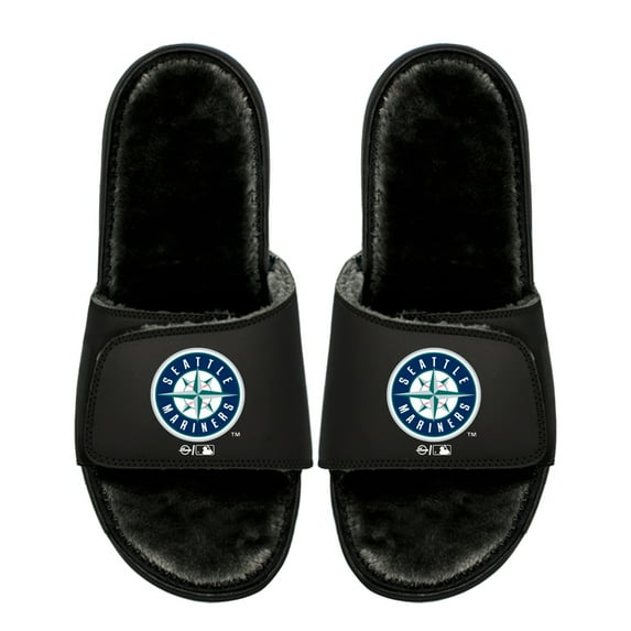 Unisex ISlide Seattle Mariners Logo Fur Slide Sandals