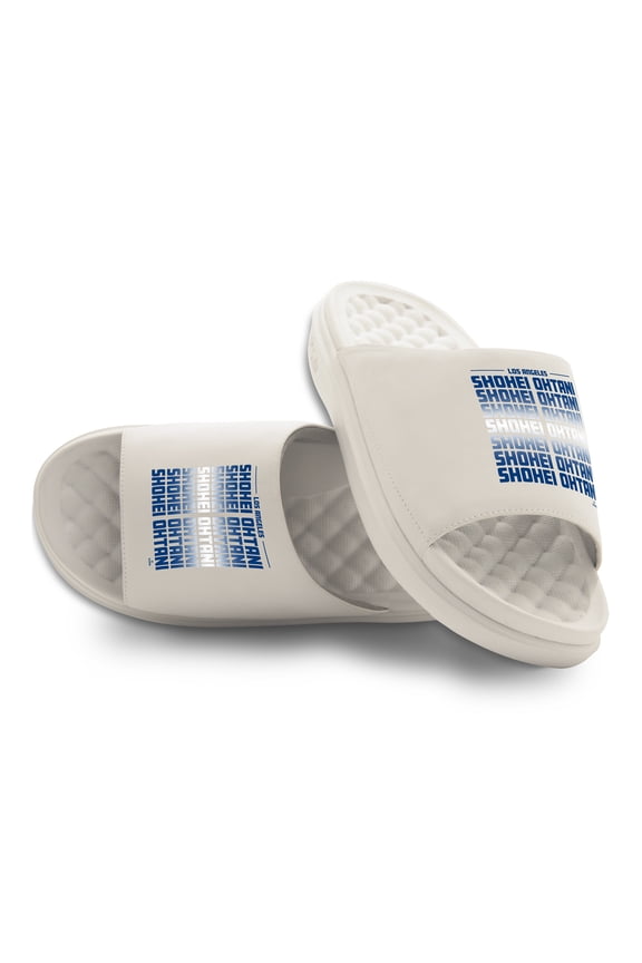Unisex ISlide Shohei Ohtani Repeating Player Name Motive Slide Sandals