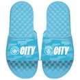 thumbnail image 1 of Unisex ISlide Sky Blue Manchester City Pattern Slide Sandals, 1 of 1