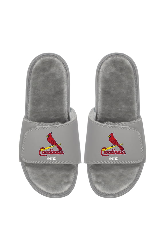 Unisex ISlide St. Louis Cardinals Logo Fur Slide Sandals