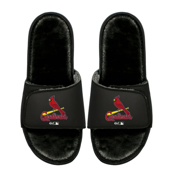 Unisex ISlide St. Louis Cardinals Logo Fur Slide Sandals