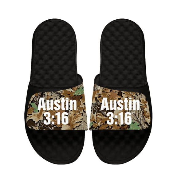 Unisex ISlide "Stone Cold" Steve Austin 3:16 RealTree Camo iSlide Sandals