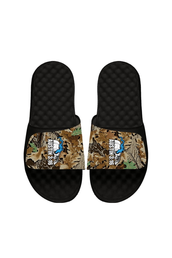 Unisex ISlide "Stone Cold" Steve Austin Skull RealTree Camo iSlide Sandals