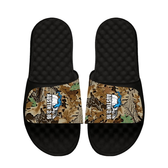 Unisex ISlide "Stone Cold" Steve Austin Skull RealTree Camo iSlide Sandals