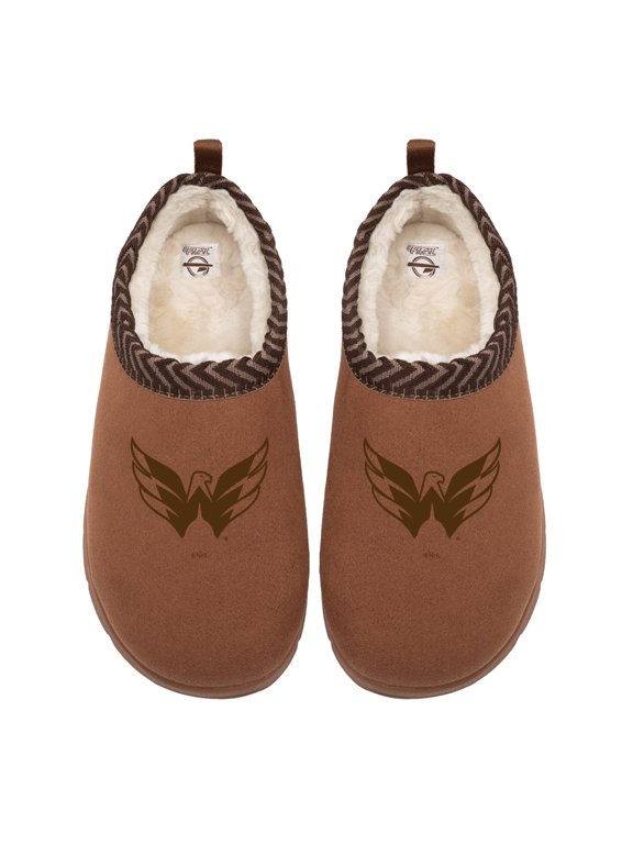 Unisex ISlide Tan Washington Capitals Tonal Logo Mission Slippers