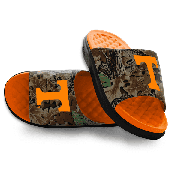 Unisex ISlide Tennessee Volunteers RealTree Advantage Camo Motive Slide Sandals