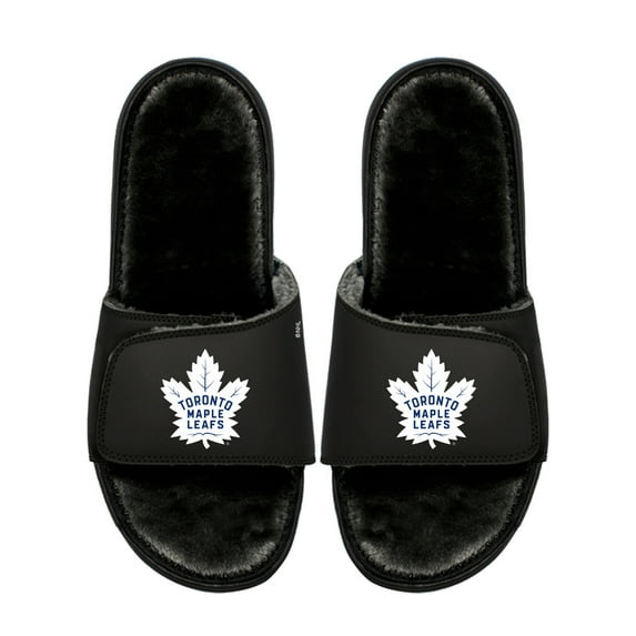 Unisex ISlide Toronto Maple Leafs Logo Fur Slide Sandals