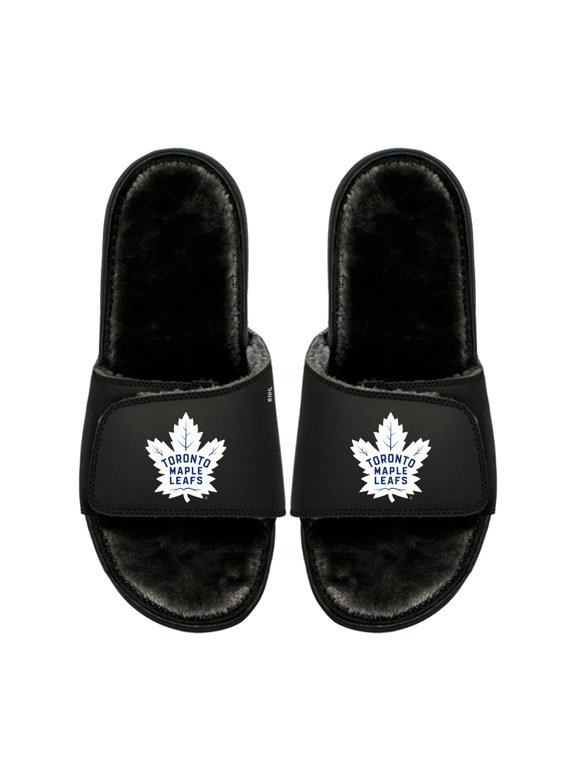 Unisex ISlide Toronto Maple Leafs Logo Fur Slide Sandals