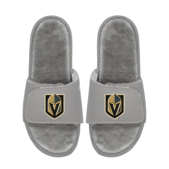 Unisex ISlide Vegas Golden Knights Logo Fur Slide Sandals