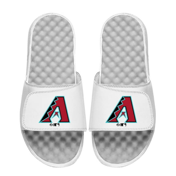 Unisex ISlide White Arizona Diamondbacks Primary Logo Slide Sandals