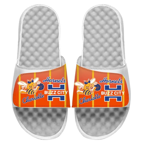 Unisex ISlide White Charlotte Hornets 2025/26 City Edition Slide Sandals