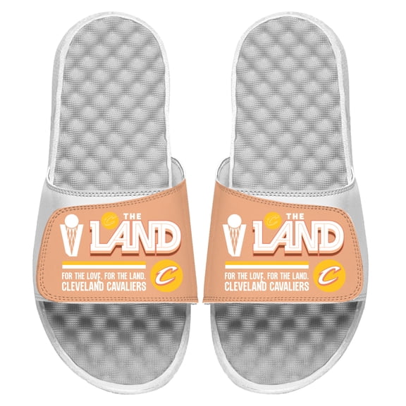 Unisex ISlide White Cleveland Cavaliers 2025/26 City Edition Slide Sandals