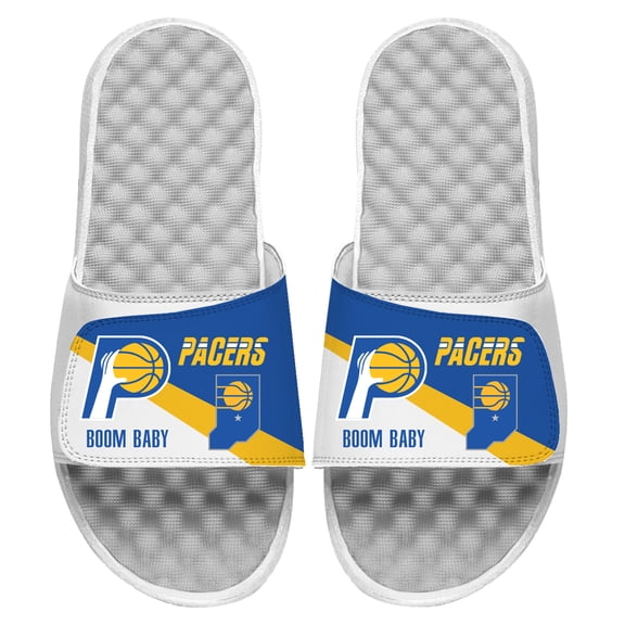 Unisex ISlide White Indiana Pacers 2025/26 City Edition Slide Sandals