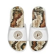 thumbnail image 1 of Unisex ISlide White Indiana Pacers Stacked Snake Gel Slide Sandals, 1 of 1