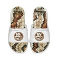 thumbnail image 1 of Unisex ISlide White New York Islanders Stacked Snake Gel Slide Sandals, 1 of 1
