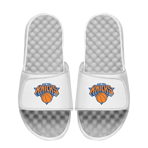 Unisex ISlide White New York Knicks Primary Logo Slide Sandals