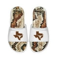 thumbnail image 1 of Unisex ISlide White Texas Longhorns Stacked Snake Gel Slide Sandals, 1 of 1