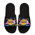 thumbnail image 1 of Unisex ISlide x Staycool Black Los Angeles Lakers Slide Sandals, 1 of 2