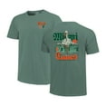 thumbnail image 1 of Unisex Image One  Green Miami Hurricanes Hyper Local Mascot Swamp T-Shirt, 1 of 3
