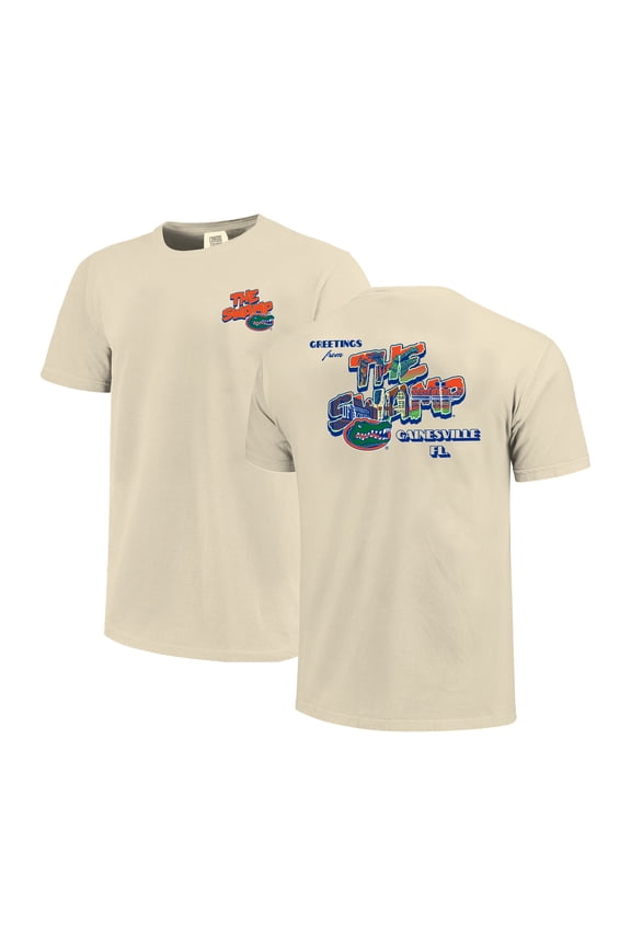 Unisex Image One Natural Florida Gators Hyper Local Swamp Postcard T-Shirt