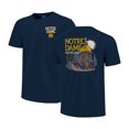 thumbnail image 1 of Unisex Image One  Navy Notre Dame Fighting Irish Hyper Local Golden Dome T-Shirt, 1 of 3
