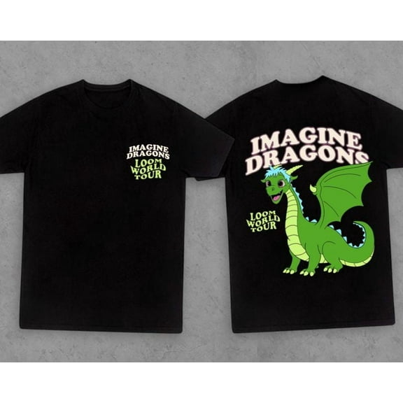 Unisex Imagine Dragons Shirt, Loom Tour Tee, Sizes S-5XL, Tbun