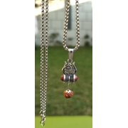 Unisex Indian Spiritual Box Chain Pendant Necklace For Spiritual Growth & Divine Power
