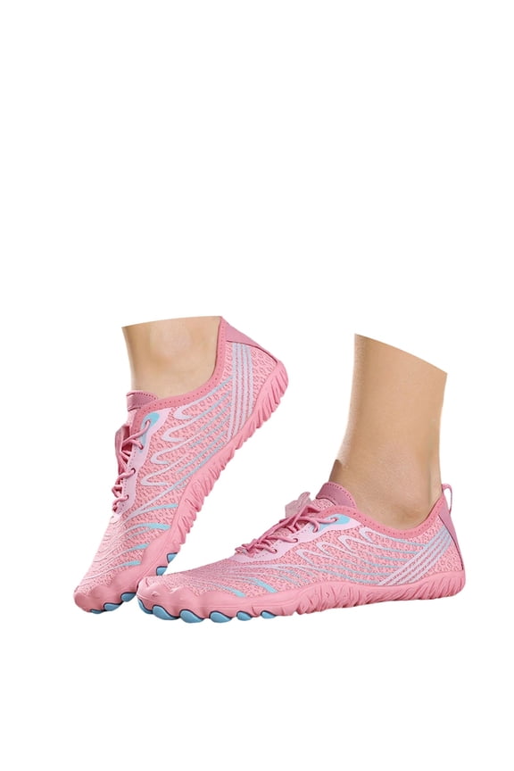 Unisex Indoor Anti Slip Yoga Shoes Fitness Running Split Toe Shoes Black 42