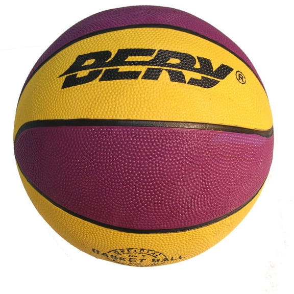 Unisex Indoor Outdoor Sports Performer Purple & Yellow Color Basket Ball Size 7
