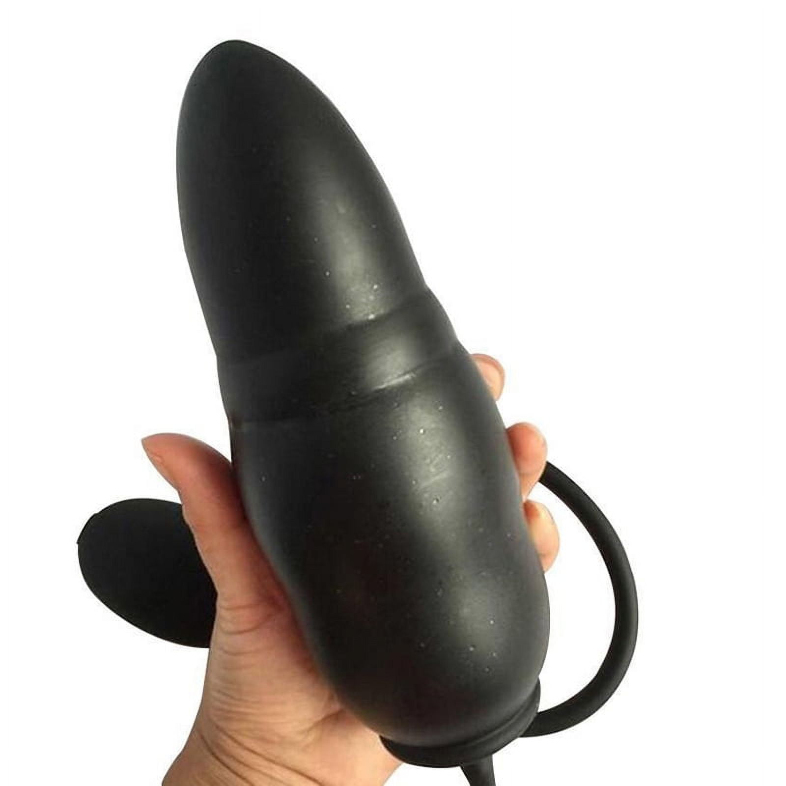 Unisex Inflatable Butt Plug Device Dildo Adult Game Air Pump Sex Masturbator Toys photo