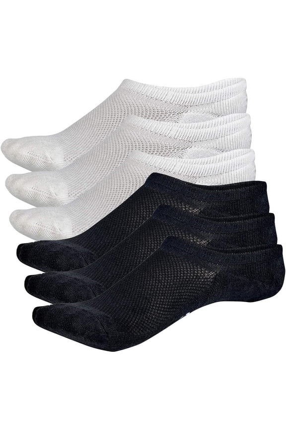Unisex Invisible No Show Socks Moisture Wicking & Odor Eliminating