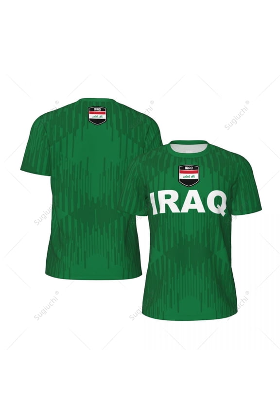 Unisex Iraq 3D Printed T-shirt Fans Mesh tshirt For Running Bike Soccer Tennis Fitness Sports Exclusive