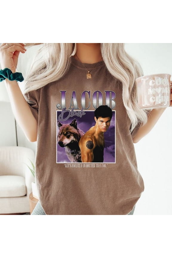 Unisex Jacob Twilight Movies Graphic T-Shirt, Sizes S-5XL, Tbun