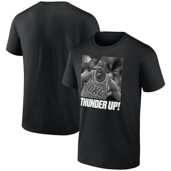 Unisex Jalen Williams Black Oklahoma City Thunder 2025 NBA Finals Champions Celebration T-Shirt