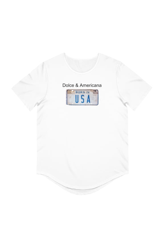 Unisex Jersey Curved Hem Tee Unisex T Shirt