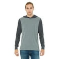 thumbnail image 1 of Unisex Jersey Long-Sleeve Hoodie - DP HT/ DK GRY HT - M, 1 of 5