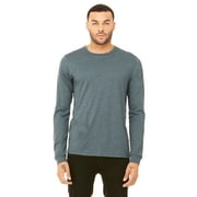Unisex Jersey Long-Sleeve T-Shirt HEATHER SLATE XS
