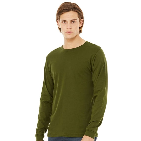 Unisex Jersey Long-Sleeve T-Shirt OLIVE 2XL