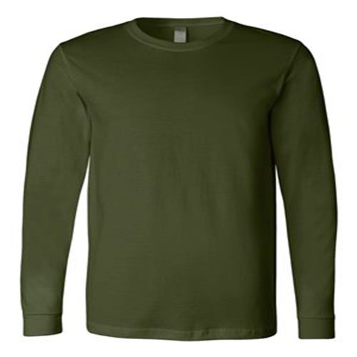 Unisex Jersey Long-Sleeve T-Shirt OLIVE XL