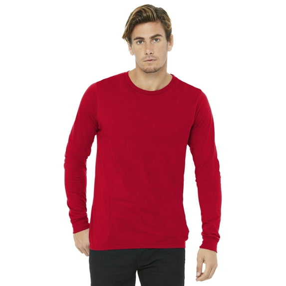 Unisex Jersey Long-Sleeve T-Shirt - RED - XL