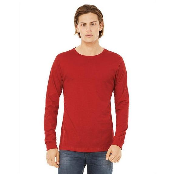 Unisex Jersey Long-Sleeve T-Shirt - RED - XS