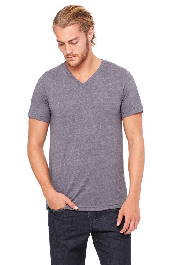 Unisex Jersey S/S V-Neck Tee